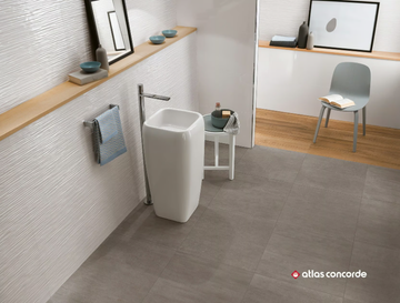 3D WALL DESIGN WAVE - White-paste 3D Wall Cladding by Atlas Concorde - view 3